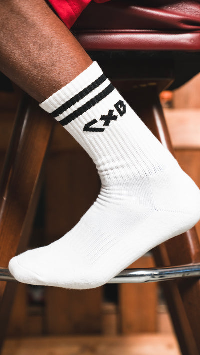 The men's socks - White 2 pieces